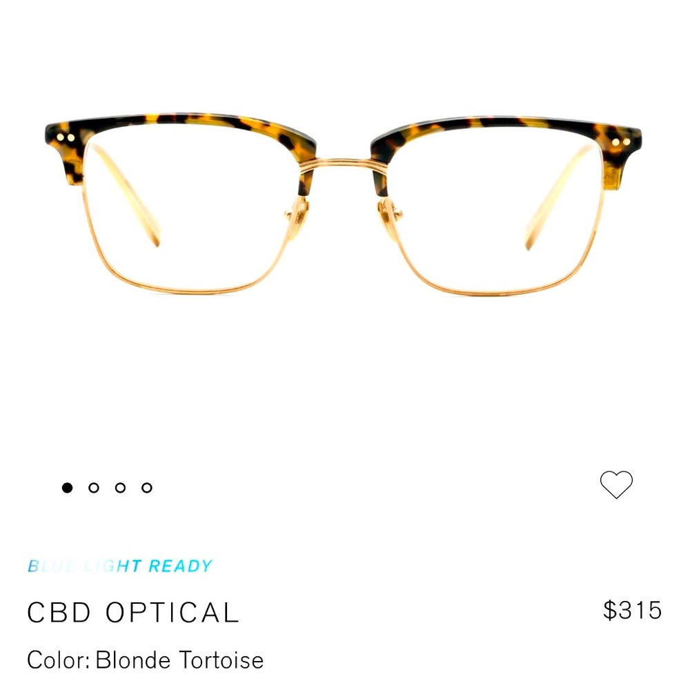Krewe CBD Eyeglasses - Blonde Tortoise